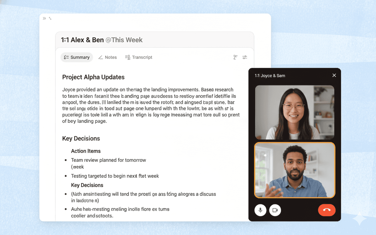 AI meeting notes bot